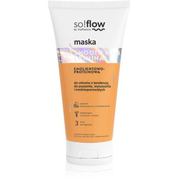 so!flow Frizzy and Dry Hair Protein-Emollient Mask masca de netezire anti-electrizare - imagine 2